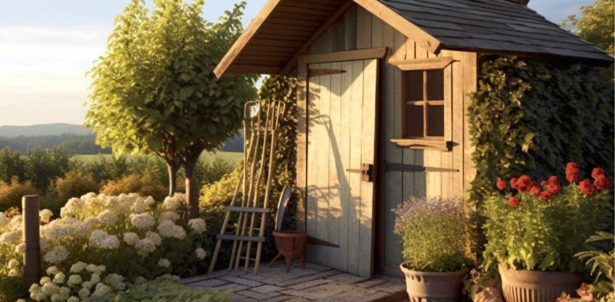 abri de jardin en bois