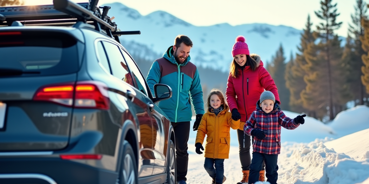Vacances à la neige : comment transporter ses skis facilement en voiture