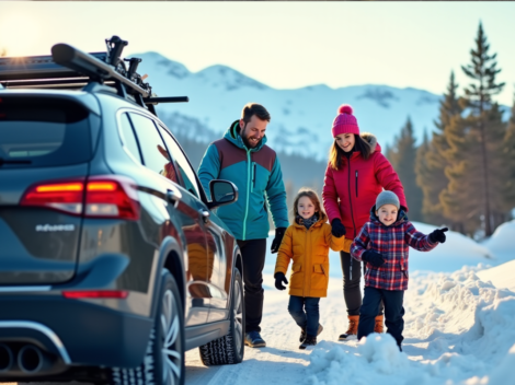 Vacances à la neige : comment transporter ses skis facilement en voiture