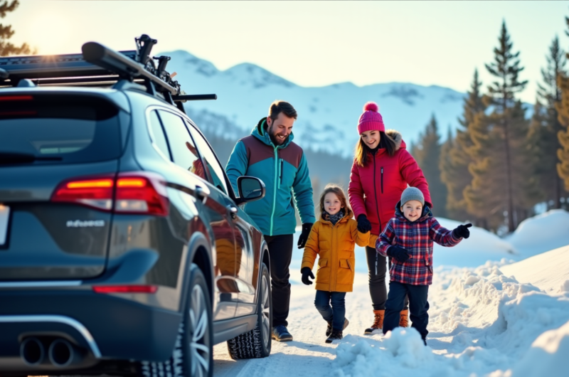 Vacances à la neige : comment transporter ses skis facilement en voiture