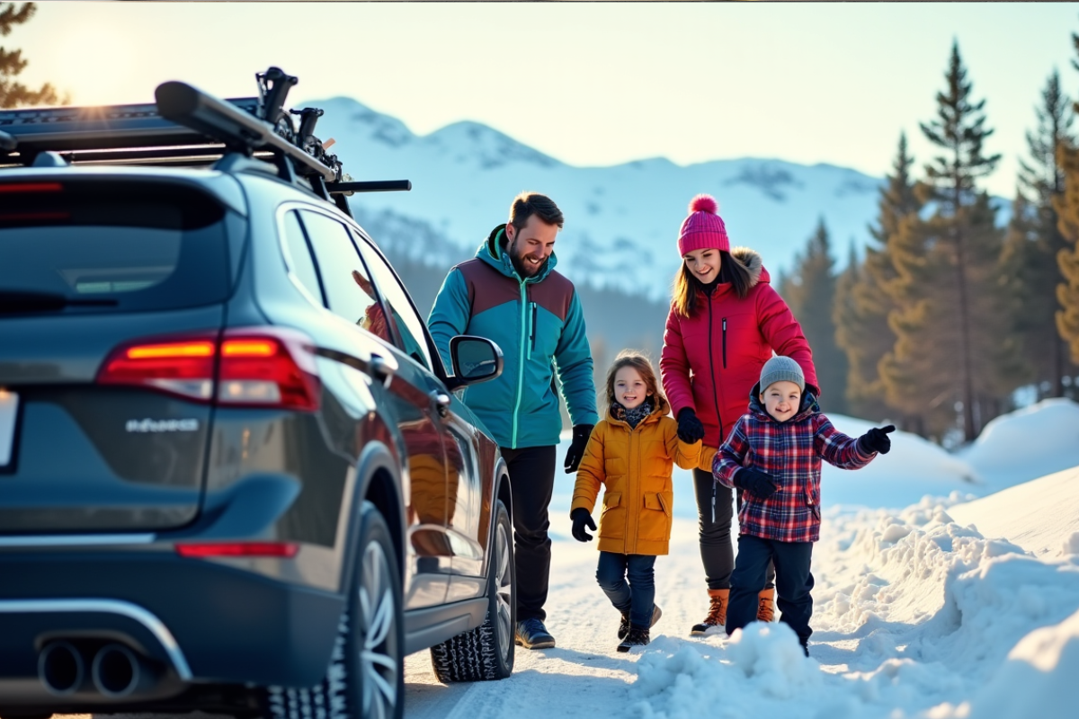 Vacances à la neige : comment transporter ses skis facilement en voiture